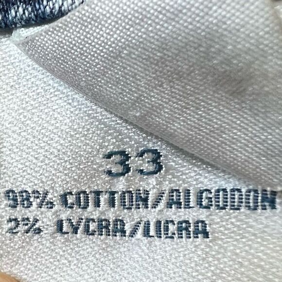 Azzure jeans Y2K crisscross pattern mid-rise jeans size 33 - Picture 3 of 10